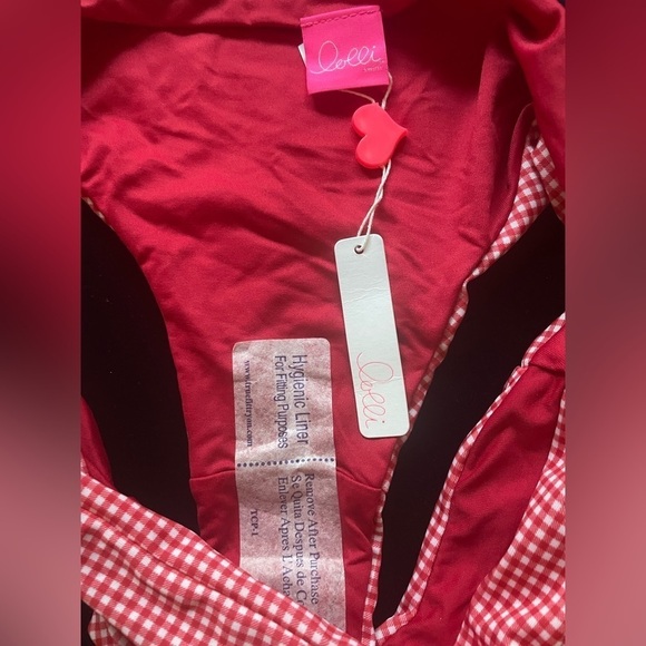 Lolli Bikini Bottom Red Gingham Bikini New with Tags! - Picture 13 of 14
